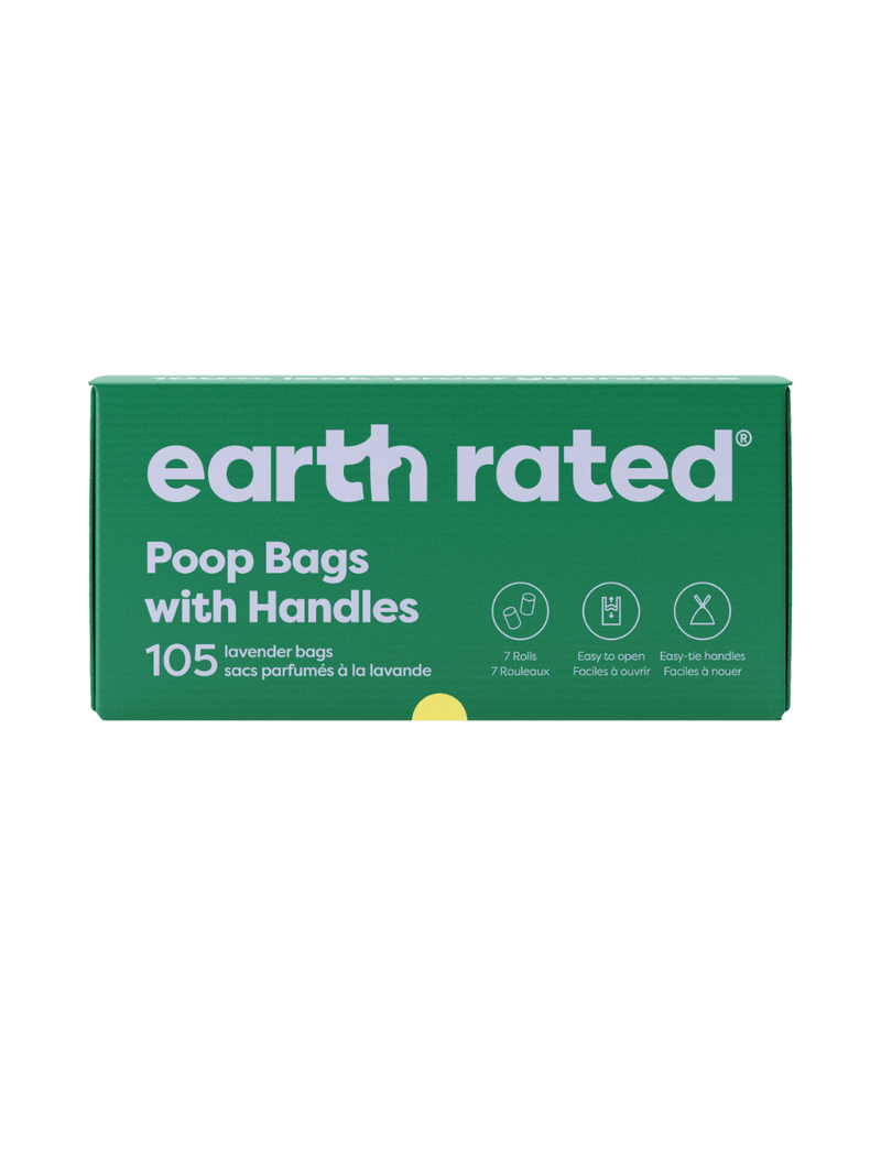 Dog Poop Bags With Handles on a Roll O1
